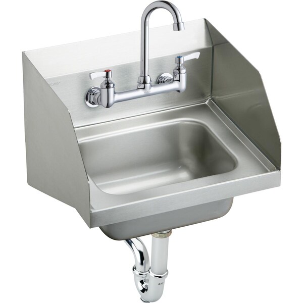 Elkay 15.5 in W x 16.75 in L x 13 in H, Stainless Steel CHS1716LRSC - main